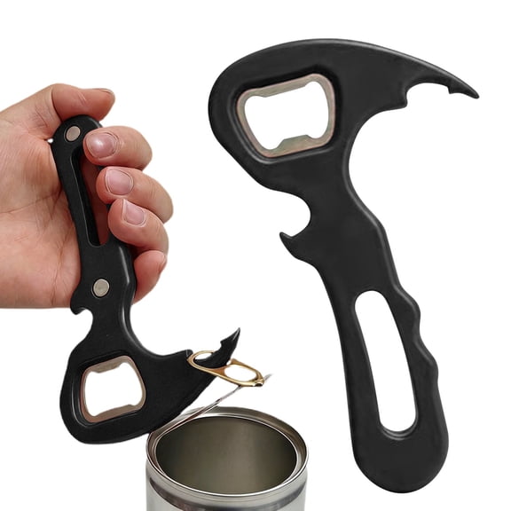 GUANJUN Hook Shaped Multifunctional Opener, Labor Saving Gadget, For Pull Tab Can Beer Cap Opening Household Use