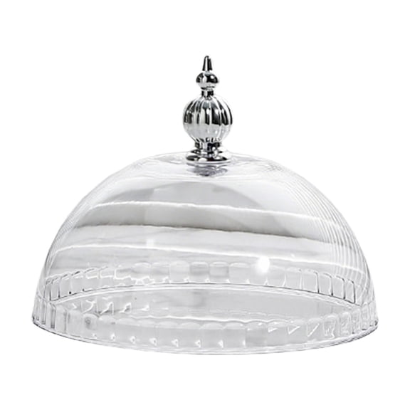 GUANJUN Transparent Plastic Cake Dome Cover, Robust Round Cake Stand, Dust Proof Shatter Resistant Display Topper For Dessert Pastry Party Kitchen Serving
