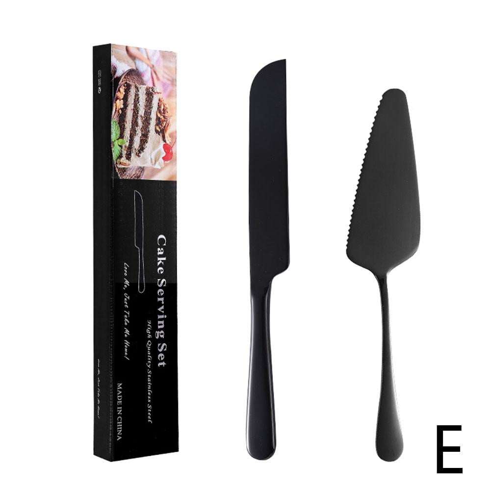 GUANLI Wedding Cake Knife and Server Set,Stainless Steel Cake Cutting