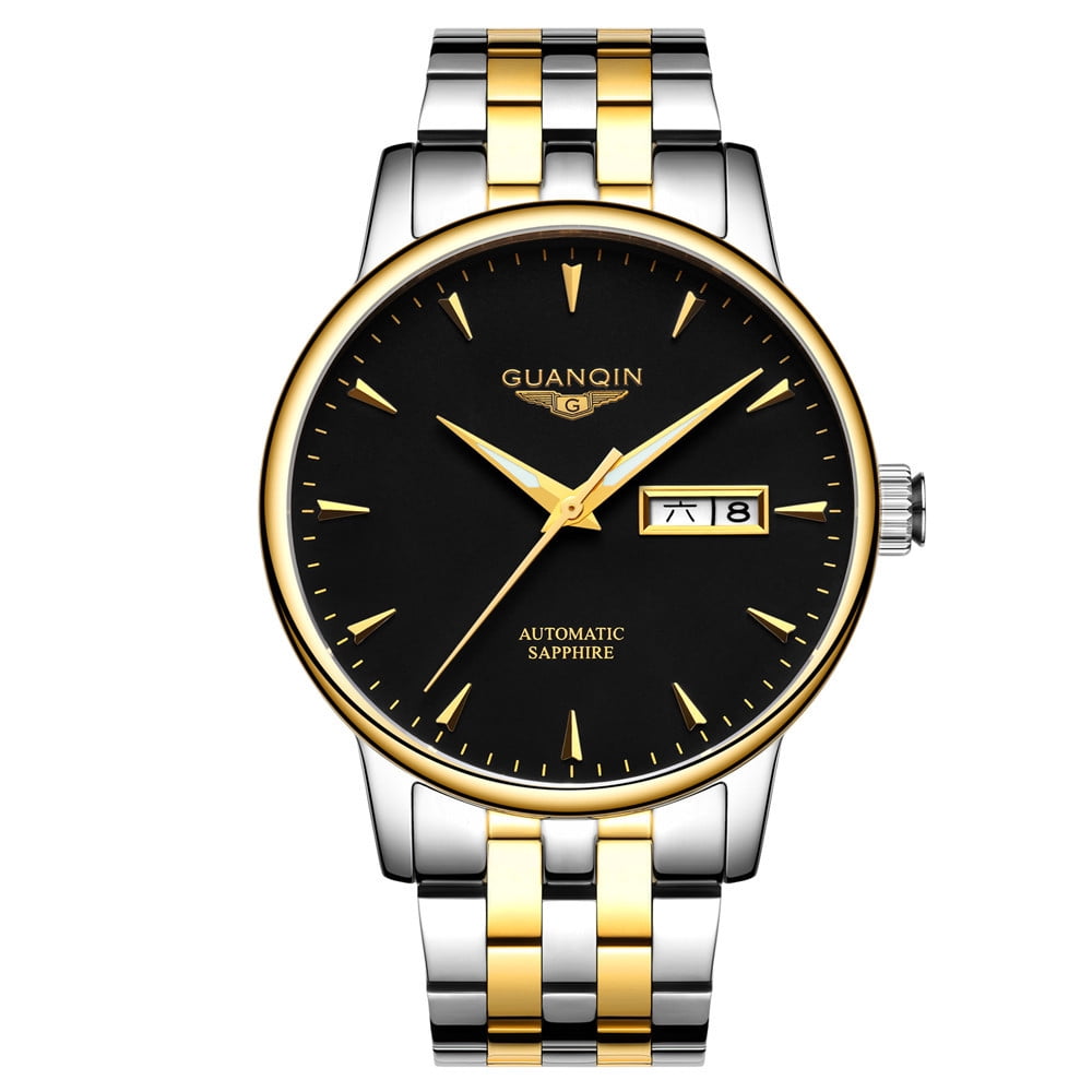 silver gold black