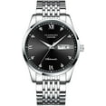 thumbnail image 1 of GUANQIN Men Day Date Luminous Analog Japanese Automatic Self Winding Mechanical Wrist Watch with Stainless Steel Bracelet Rhinestone Dial, 1 of 5