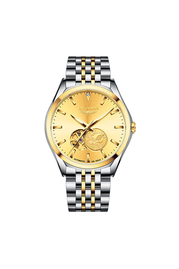 Men Skeleton Japanese MIYOTA Automatic Self-Winding Mechanical Business Wristwatch Diamond Luminous Stainless Steel Vintage Wrist Watch Sapphire Crystal Waterproof Classic Clock