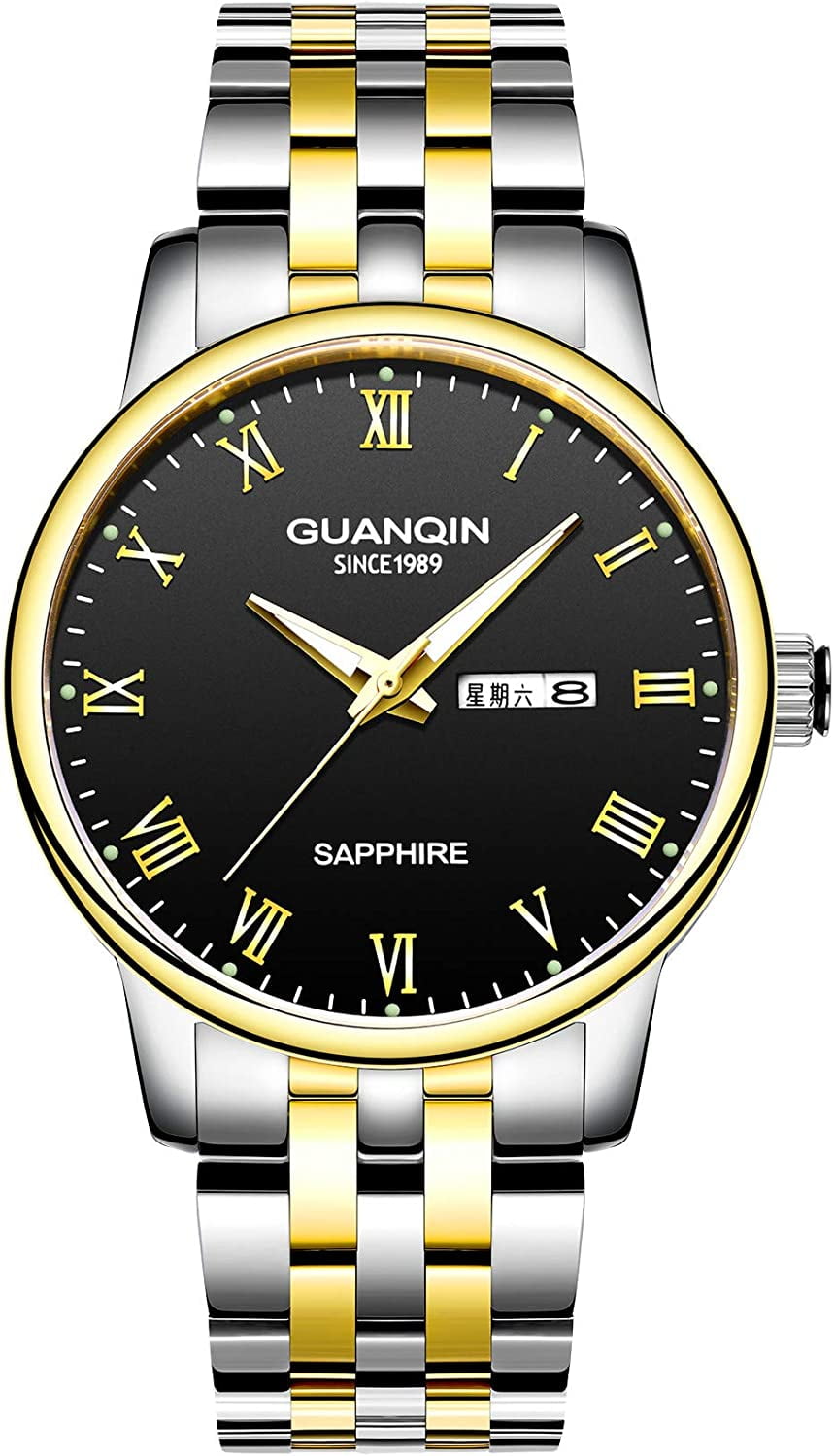 silver gold black