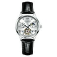 thumbnail image 1 of GUANQIN Vintage Skeleton Diamond Dial Automatic Self-Winding Moon Phase Women Mechanical Business Wrist Watch Steel Genuine Leather Sapphire Crystal Waterproof Clock Luminous, 1 of 2
