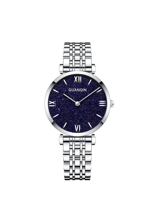 Women Quartz Stylish Watch with Dial Analog Display and Stainless Steel Band