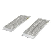 GUARDIAN S-3612-1500-P Aluminum Dual Runner Shed Ramp 1, 500 lb Max Load - Metallic 2 Pack