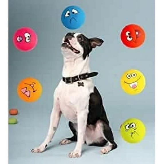 GUAU GUAU DOG TOYS SQUEAK LATEX RUBBER FETCH DOG BALLS FOR AGGRESSIVE CHEWERS FOR SMALL MEDIUM AND PUPPY