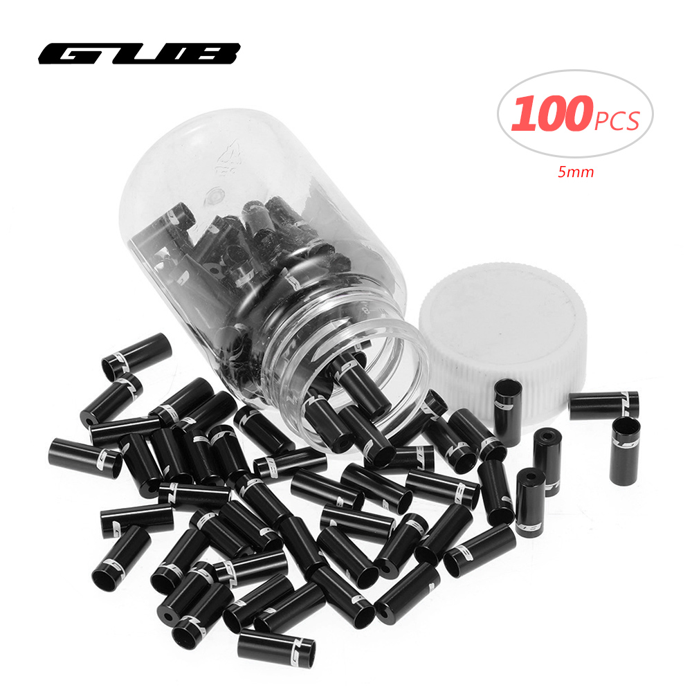 GUB Bike Cable Caps,Bike DerailleurAlloy Bike Derailleur 100pcs Aluminum Alloy