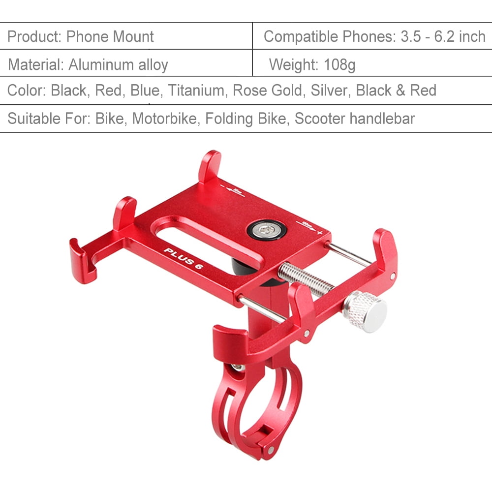 GUB Clamp,Mount Clipon Clamp Aluminum Bike Handlebar Adjustable