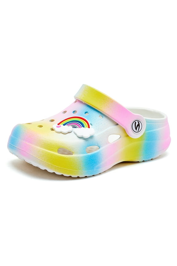 Boys Girls Classic Garden Clogs Kids Slip on Sandals Slipper Beach Water Shoes(Toddler/Little Kid)