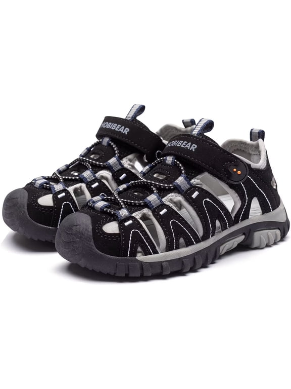 Boys Girls Sport Water Sandals Closed-Toe Outdoor(Size Toddler 5.5-Big Kids 7)