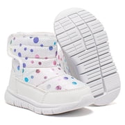 Boys Girls Toddler Snow Boots Waterproof Slip Resistant Outdoor Kids Winter Shoes