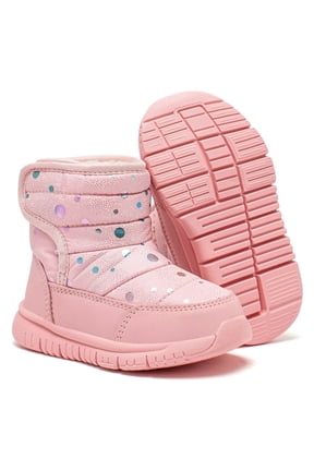 GUBARUN Boys Girls Toddler Snow Boots Waterproof Slip Resistant Outdoor Kids Winter Shoes