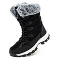 thumbnail image 1 of GUBARUN Boys Girls Winter Snow Boots Waterproof Insulated Faux Fur Lined Mid-Calf Booties, 1 of 7