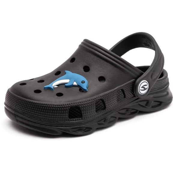 GUBARUN Boys and Girls Classic Graphic Garden Clogs Slip on Water Shoes(Toddler/Little Kids/Big Kids)