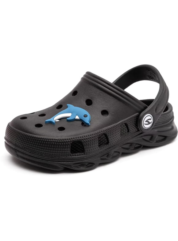 Boys and Girls Classic Graphic Garden Clogs Slip on Water Shoes(Toddler/Little Kids/Big Kids)