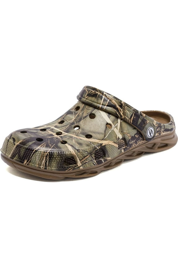 Men's Garden Clogs Shoes with Arch Support Outdoor Comfort Slip-on Sandals Beach Slippers