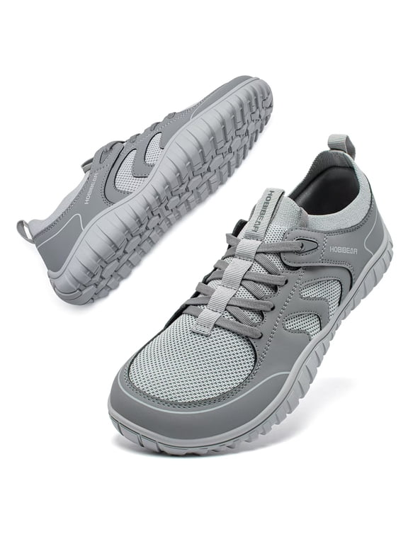 Men's & Women's Wide Width Running Shoes - Zero Drop & Non-Slip Rubber Outsole for Road/Gym