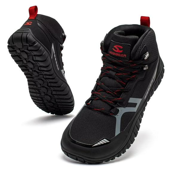 GUBARUN Mens Breathable Barefoot Boots Wide Toe Box Lightweight Outdoor Walking Shoes