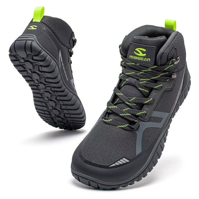 GUBARUN Mens Wide Toe Box Zero Drop Hiking Boots Lightweight Breathable Trail Shoes