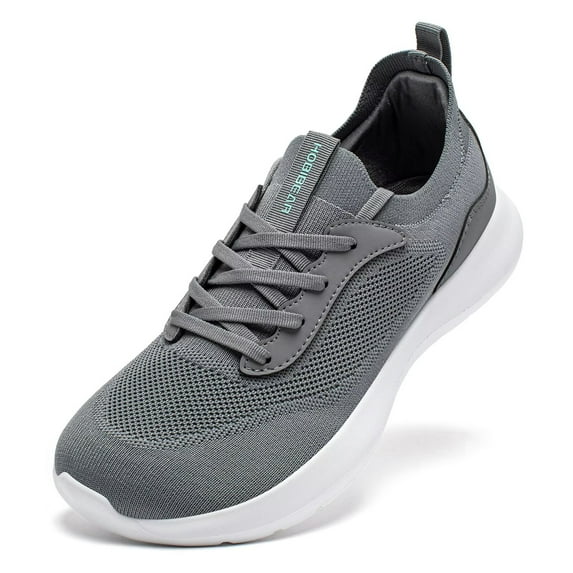 HOBIBEAR Unisex Wide Toe Box Walking Shoes - Extra Room Design for All-Day Comfort & Support | Breathable Arch | Non-Slip Lightweight Sneakers