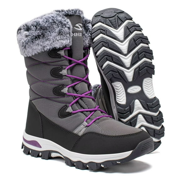 GUBARUN Women's Snow Boots Anti-Slip Waterproof Warm Winter Shoes