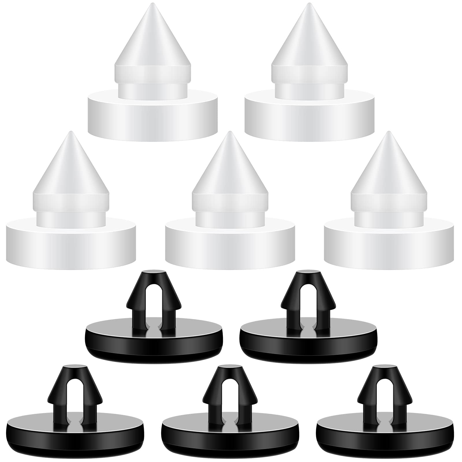 GUBCUB Brake Pedal Stop Pads, 10Pcs Brake Switch Stopper,Rubber Brake