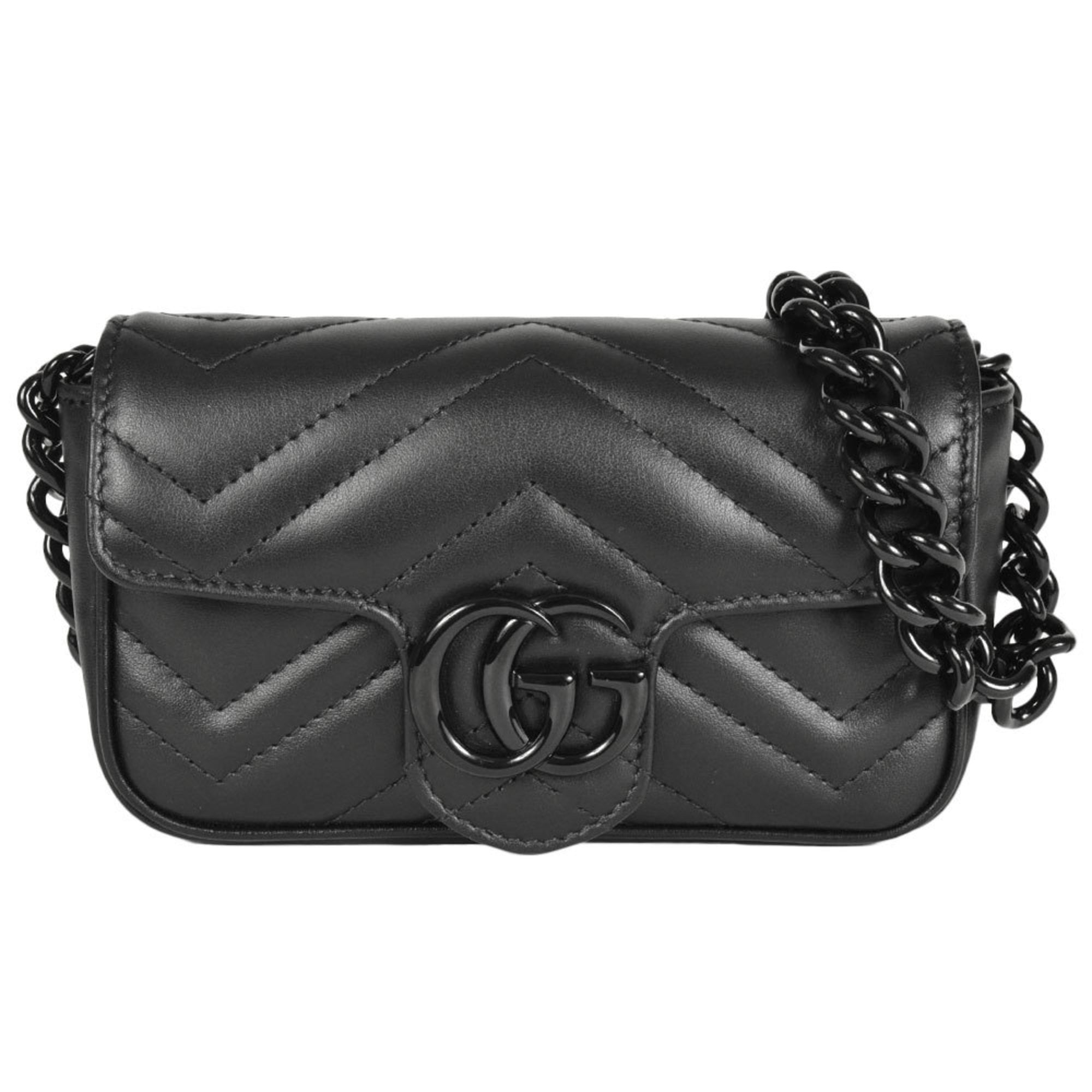 バッグ GUCCI GG PATTERN LEATHER SHOULDER BAG GUCCI shoulder bag GG pattern shell line made in Italy Brown