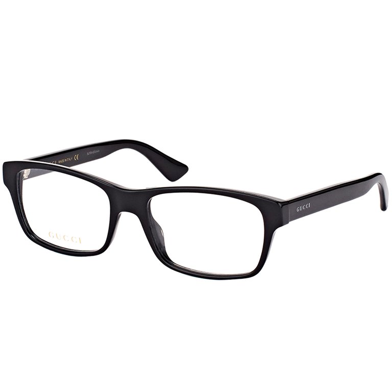 GUCCI GG0006O 005 Round Oval Black Demo Lens 55 mm Men display picture 3