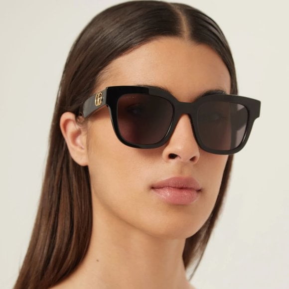 Gucci GG0034SN 001 54 New Women Sunglasses