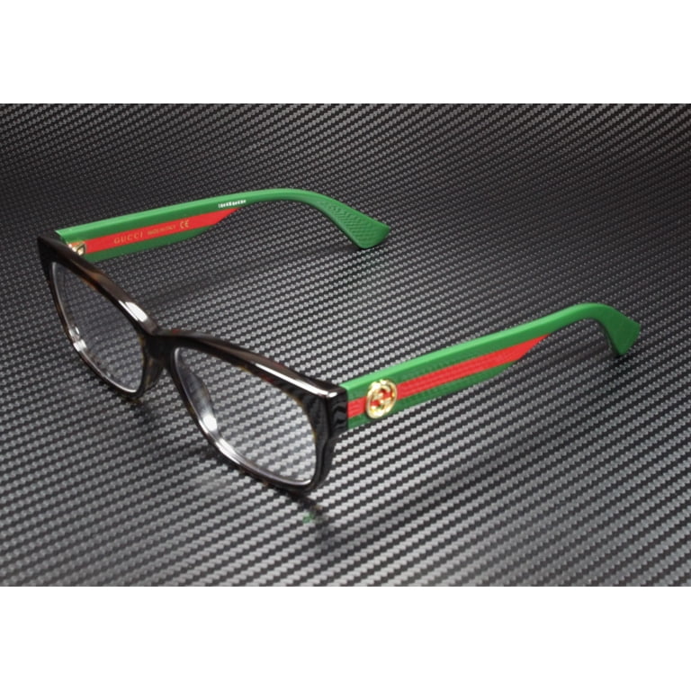 GUCCI GG0278O 012 Rectangular Square Havana Demo Lens 55 mm  display picture 1