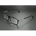 thumbnail image 1 of GUCCI GG0519O 005 Square Black Black Ruthenium Demo Lens 55 mm Men's Eyeglasses, 1 of 6