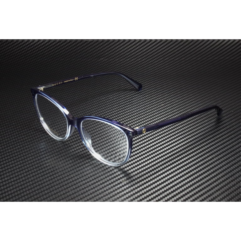 GUCCI GG0550O 004 Cat Eye Blue Transparent Blue Demo Lens  display picture 2