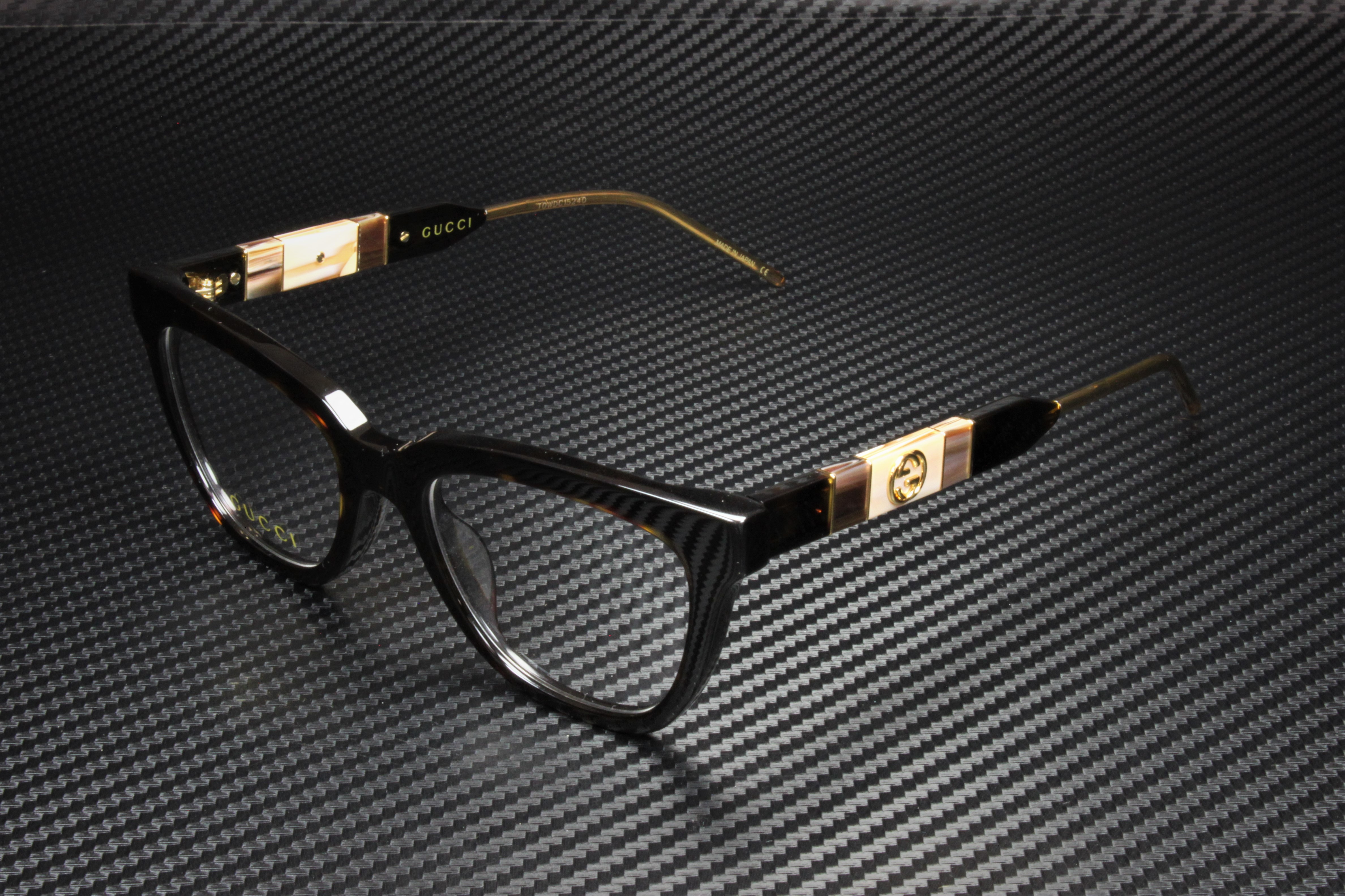 GUCCI GG0601O 005 Cat Eye Havana Gold 50 mm Women display picture 2