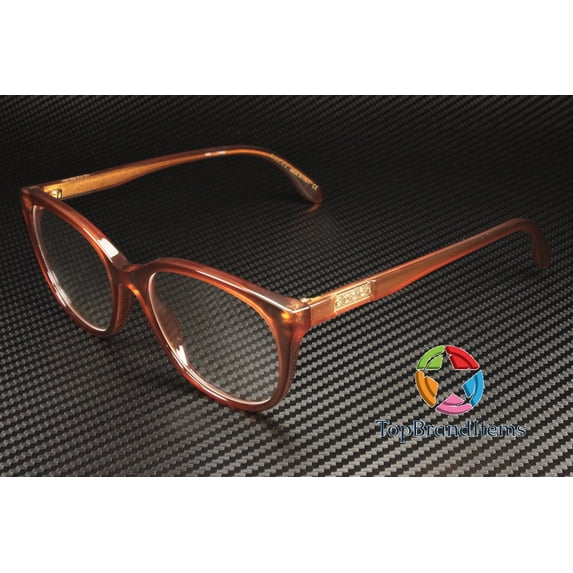 GUCCI GG0791O 002 Cat Eye Brown Shiny Demo Lens 53 mm Women's Eyeglasses