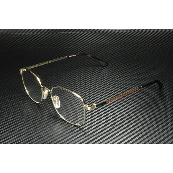 GUCCI GG0838OK 002 Round Oval Panthos Gold Havana 52 mm Men's Eyeglasses