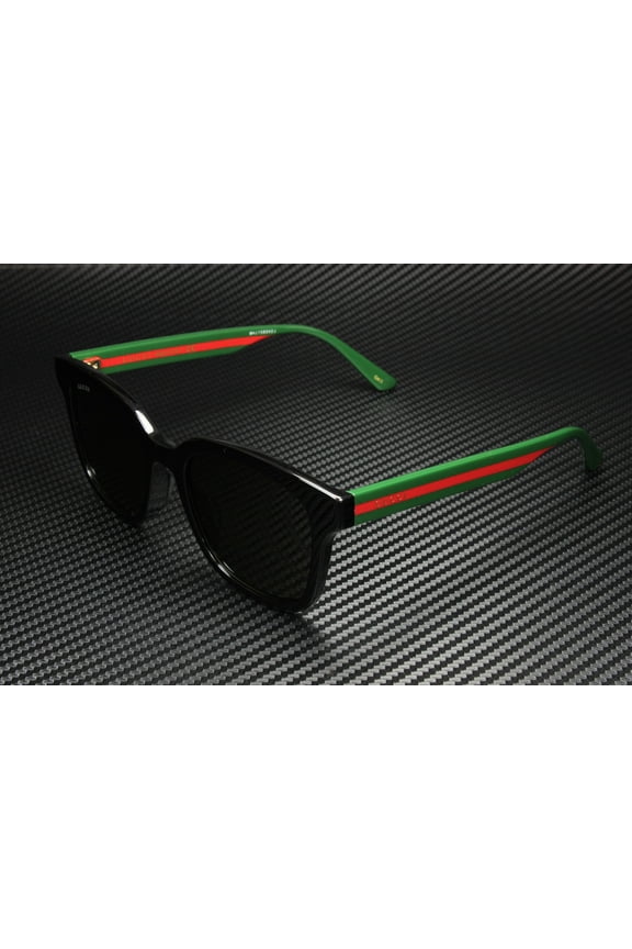GG0847SK 001 Black Red Grey Square 53 mm Men's Sunglasses