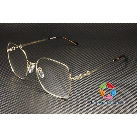 GUCCI GG0883OA 003 Rectangular Gold Havana Demo Lens 55 mm Women's Eyeglasses