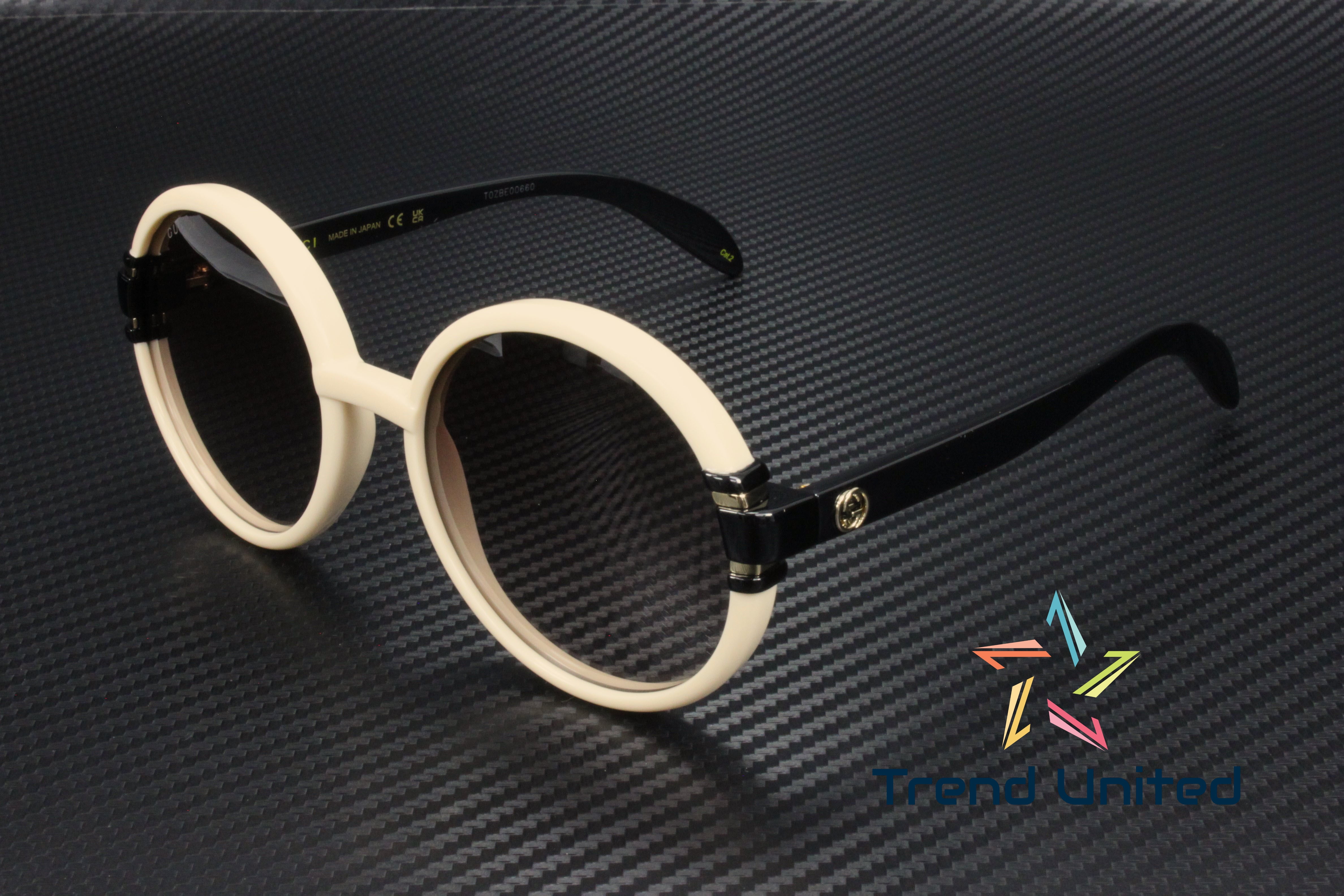 NEW Gucci 58mm Ivory Unisex Sunglasses Gucci GG1660S 004 Sunglasses Shiny Ivory - eye-oo.com main image 4