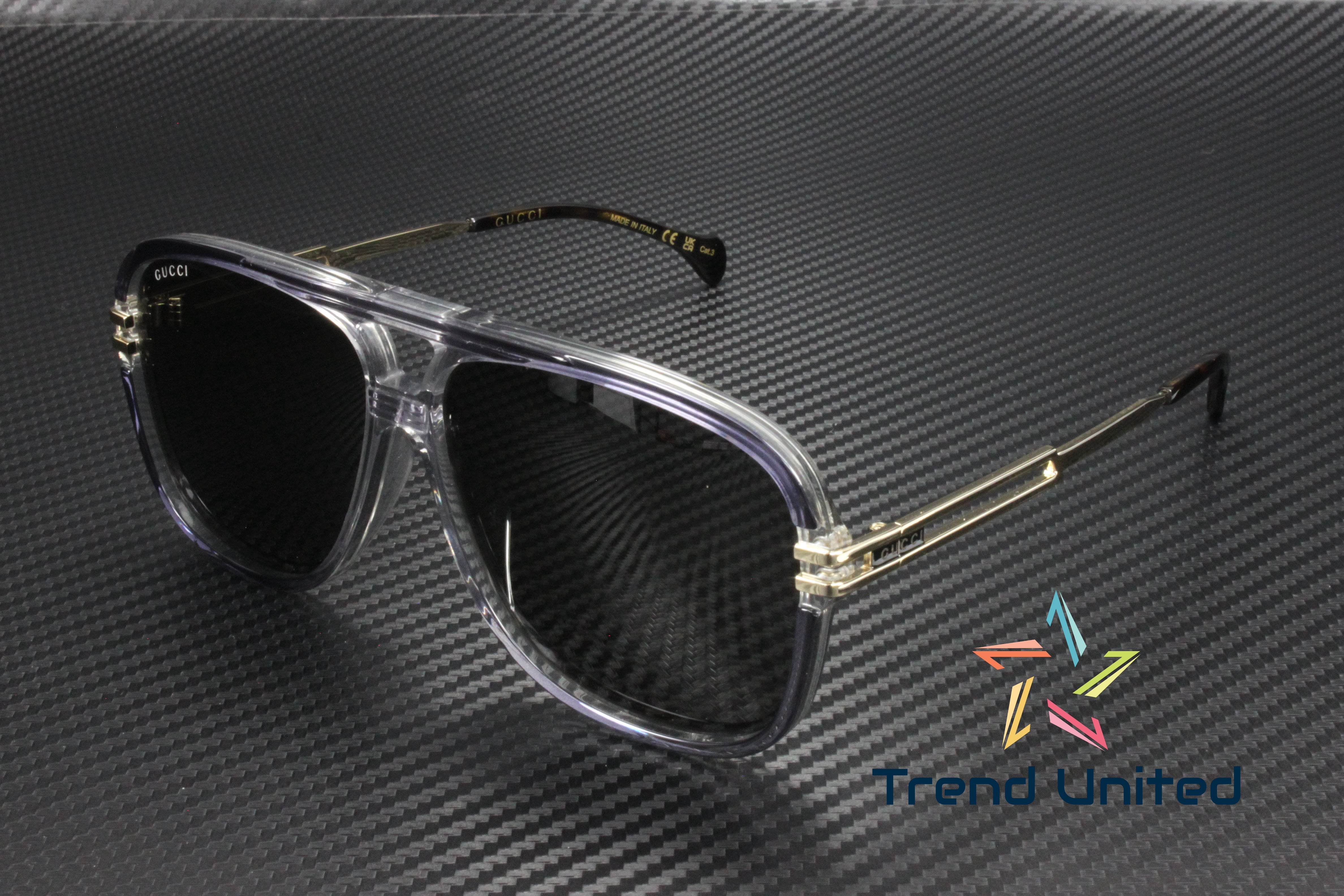 Gucci Black Silver 63mm Sunglasses Amazon.com: Gucci Women main image 2