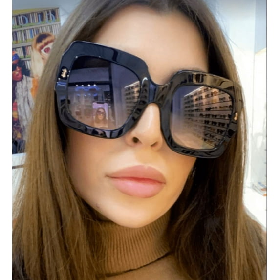 GUCCI GG1111S-001-53 Sunglasses Size 53mm 145mm 25mm black Women NEW