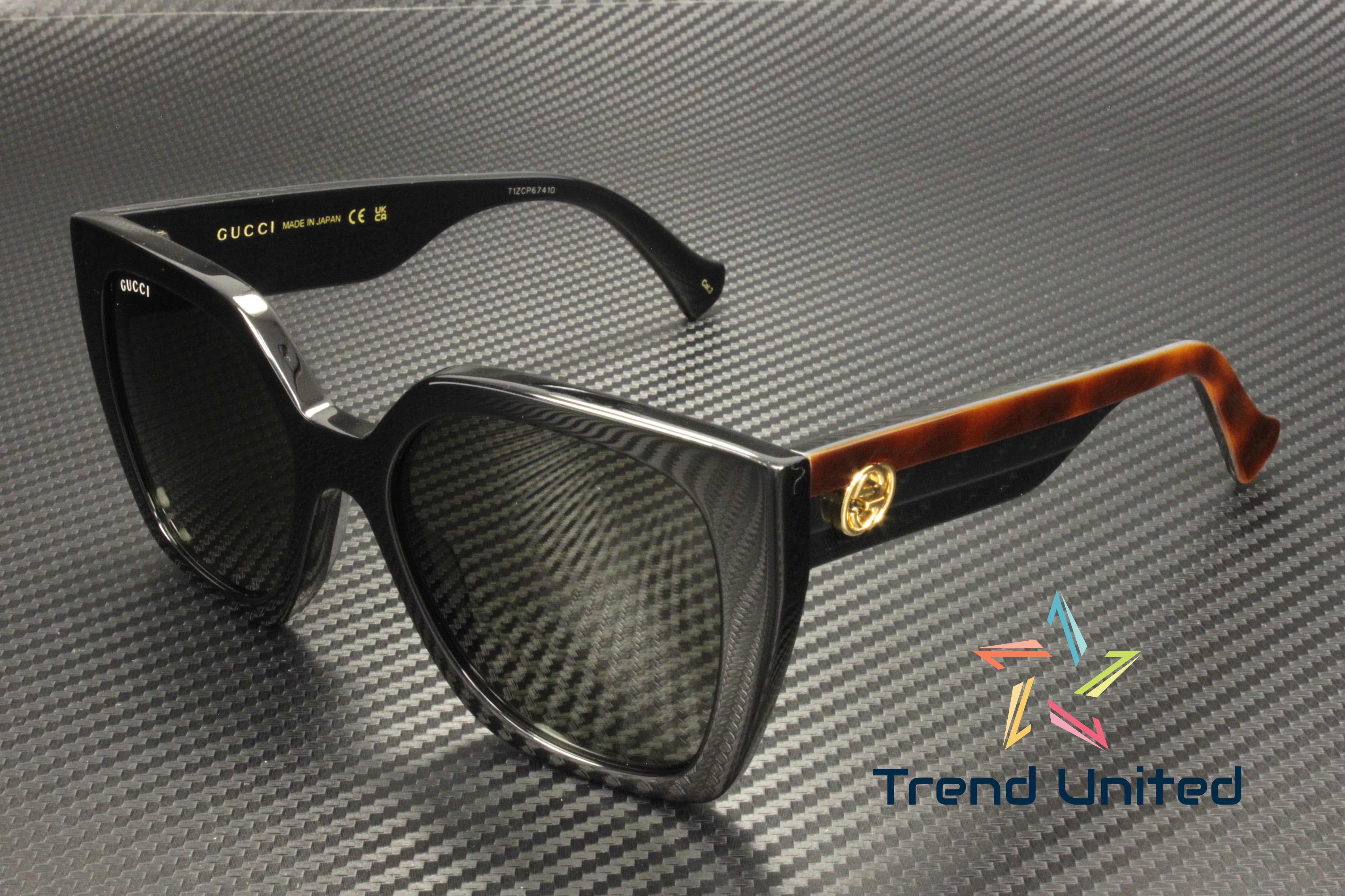 Gucci Sunglasses GG1300S-001-55 New with tags Amazon.com: Gucci GG1300S Havana/Brown 55/19/145 women  main image 4