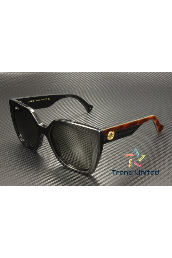 GG1300S-001-55 Sunglasses Size 55mm 145mm 19mm black Women NEW