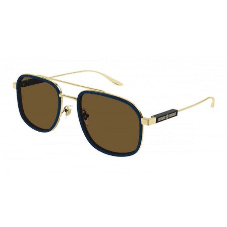 GUCCI GG1310S-003-56 Sunglasses Size 56mm 145mm 20mm gold Men NEW