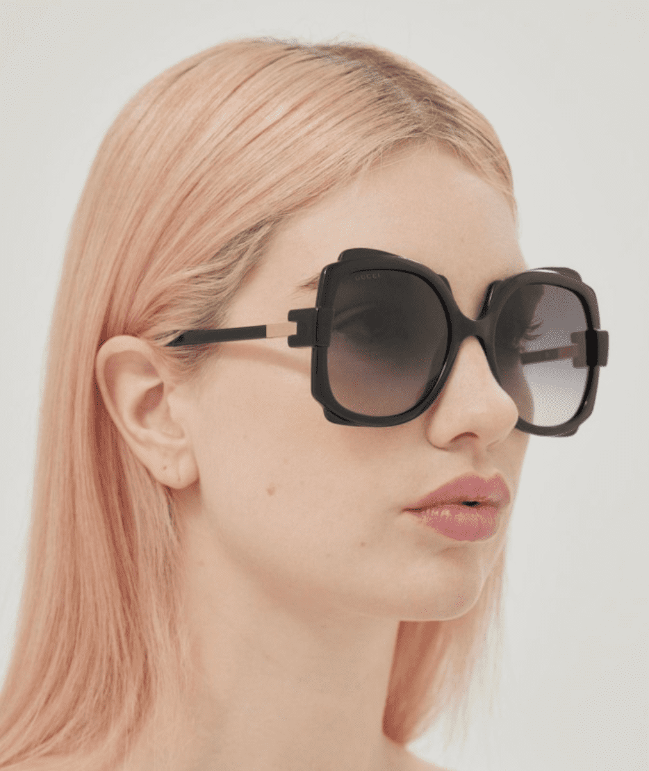 New Gucci Women Oversized Havana Sunglasses GG1431S 002  display picture 1