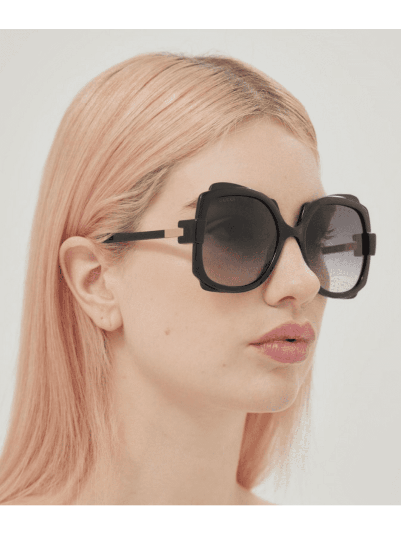 GUCCI GG1431S-001-57 Sunglasses Size 57mm 135mm 20mm black  display picture 1