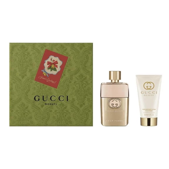GUCCI GUILTY WOMEN 2 PIECE GIFT SET - 1.6 OZ EAU DE PARFUM SPRAY by GUCCI