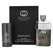 Gucci Guilty Pour Homme 2pcs Gift Set For Men 90ml Eau De Toilette Spray + 75ml Deodorant Stick