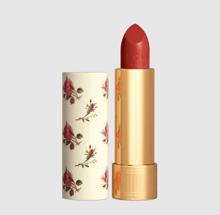 GUCCI Rouge à Lèvres Voile Lip Colour Sheer 505 Janet Rust Floral