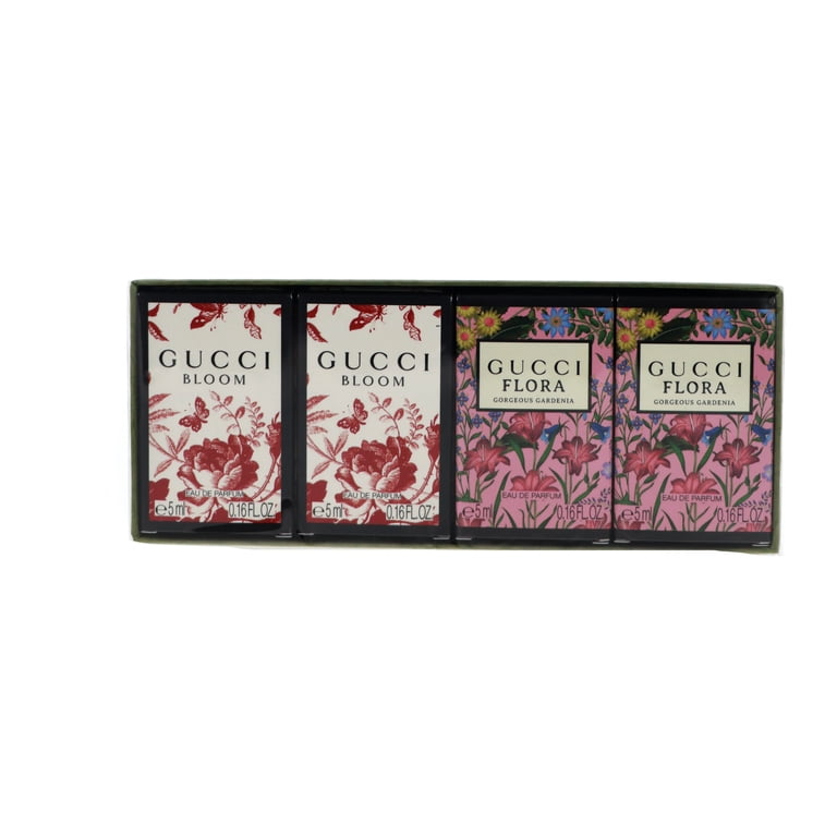 GUCCI 香水 2本セット Bloom Flora Gucci Eau de Parfum Mini Set (Bloom 2 x 0.16 oz + Flora Gorgeous